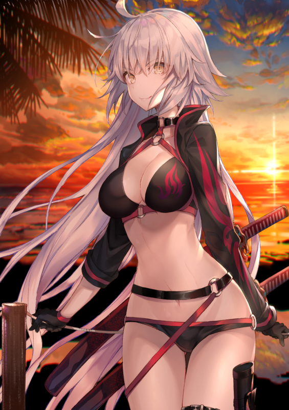 hakuishi aoijeanne d'arc (fate) (all)+jeanne d'arc (alter swimsuit berserker)c2a1ae08aac8