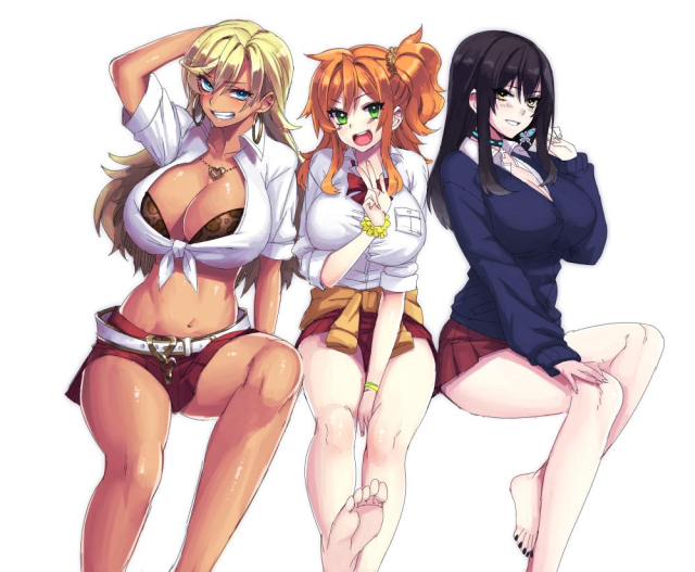angelo (gomahangetsu)sasamori anna+hirakawa natsumi (jk bitch sannin musum