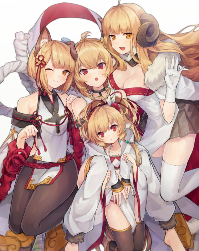 koyukomuanila (granblue fantasy)+andira (granblue fantasy)+vajra (granblue fa