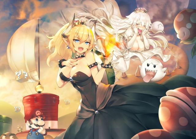 teddy (khanshin)princess king boo+bowsette+boo+mario+piranha plant+goomba+koopa paratroopa47371b2c12080e426d9521d982534