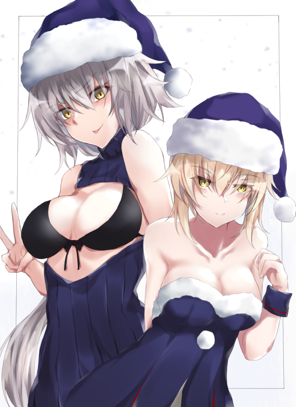yuki maccha (yukimattya10)artoria pendragon (all)+jeanne d'arc (fate) (all)+jeanne d'a