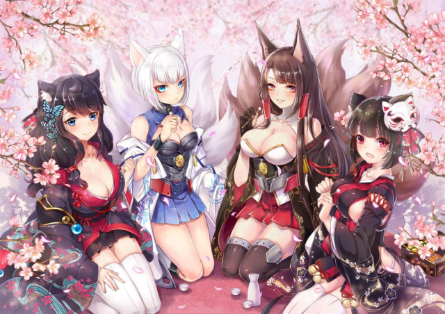 death-the-catakagi (azur lane)+kaga (azur lane)+yamashiro (azur lane)+fusou (azur lane)fd9387e76bdade8c4a7