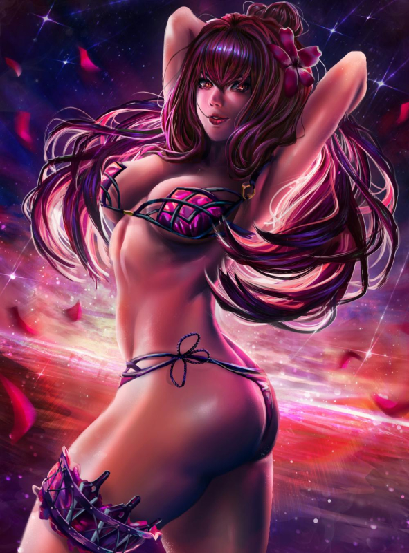 artofkuzuscathach (fate) (all)+scathach (swimsuit assassin) (fate)71914dd132e2e762b0c453fd3ef11a59