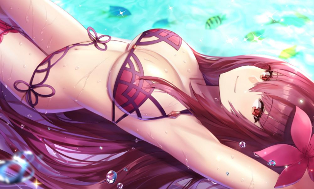 dolce (dolsuke)scathach (fate) (all)+scathach (swimsuit assassin) (fate)8246681b71048fd7964d531