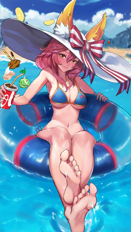 wuguno ziran juantamamo (fate) (all)+tamamo no mae (swimsuit lancer) (fate)748e0f022b9c5b13