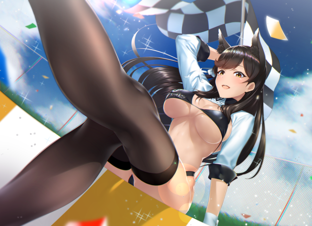 kagiyama (gen'ei no hasha)atago (azur lane)+atago (stunning speedster) (azur lane)73bd7bd2cdcc