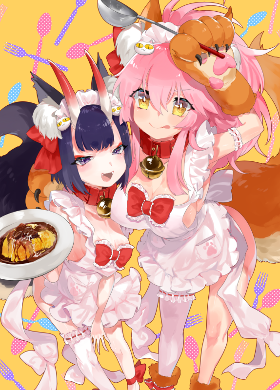 aano (10bit)tamamo (fate) (all)+shuten douji (fate grand order)+tamamo cat (fate)87c633f267c1