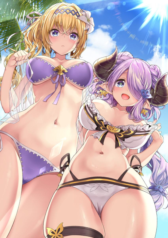 hakui ami (tarou)narmaya (granblue fantasy)+jeanne d'arc (granblue fantasy)49b4759ad5cf6091