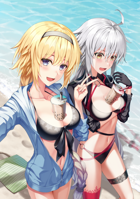 z1npooljeanne d'arc (fate) (all)+jeanne d'arc (alter swimsuit berserke