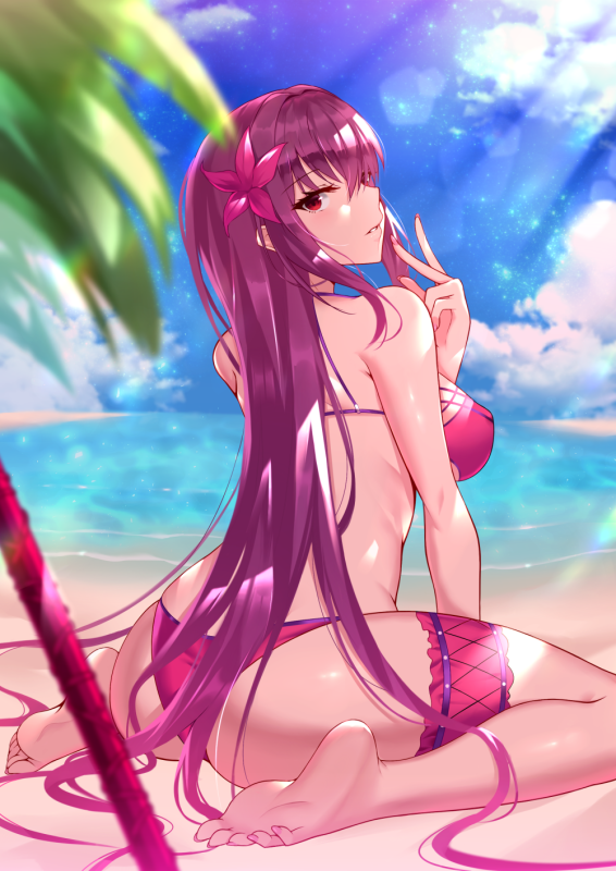 black fire (peter02713)scathach (fate) (all)+scathach (swimsuit assassin) (fate)112c86