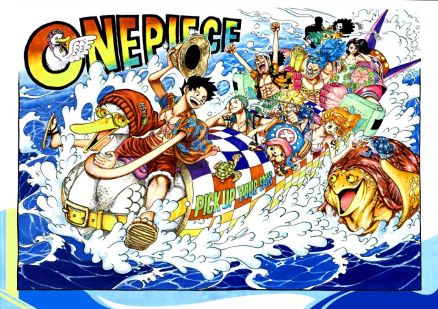 oda eiichirounami (one piece)+monkey d luffy+nico robin+roronoa zoro+sanji+tony tony chopper+usopp+franky+brookbbd4029140777