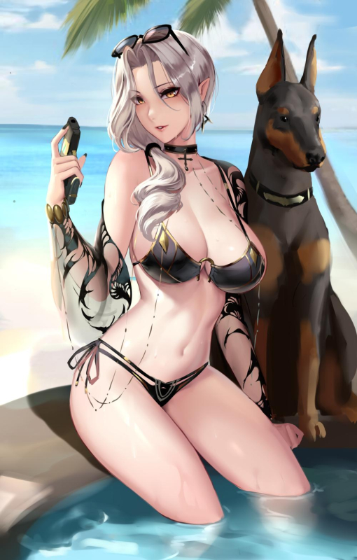 cian yocarmilla (fate grand order)+carmilla (swimsuit rider) (fate)46092e70c3a3c7007800894b5a1abdcd