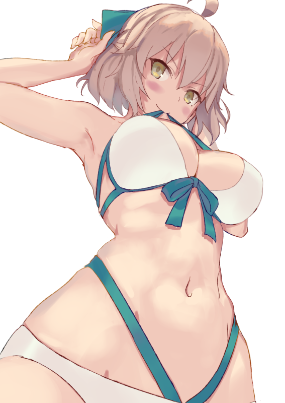 nishin (nsn 0822)okita souji (fate) (all)+okita souji (swimsuit assassin) (fate)4d330b