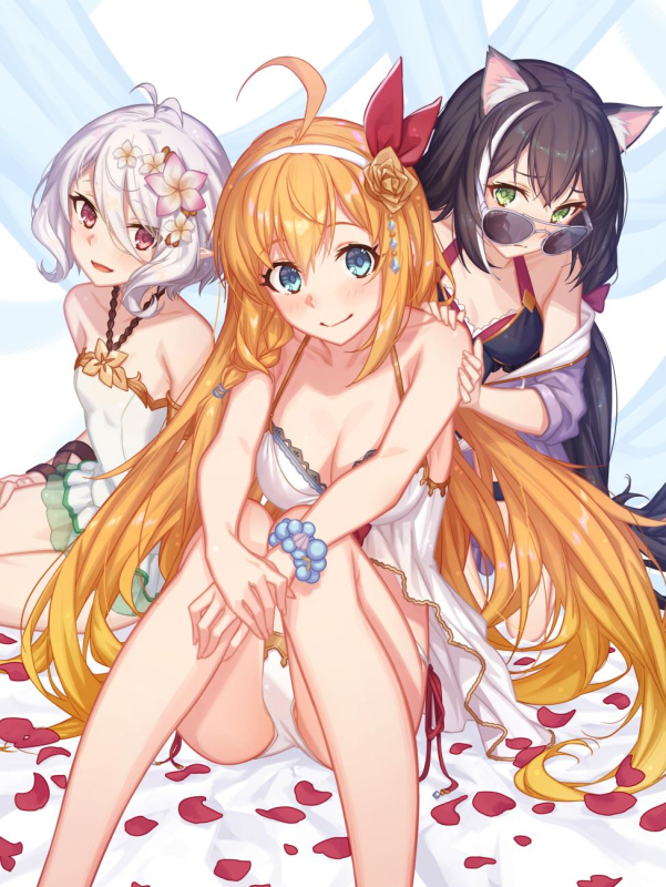 m-yakaryl (princess connect!)+kokkoro (princess connect!)+pecorine (prince
