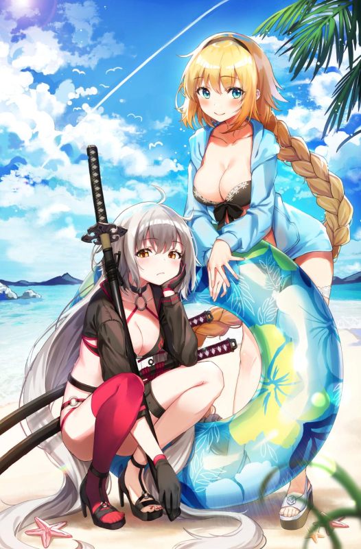 rangujeanne d'arc (fate) (all)+jeanne d'arc (alter swimsuit berserker)+je