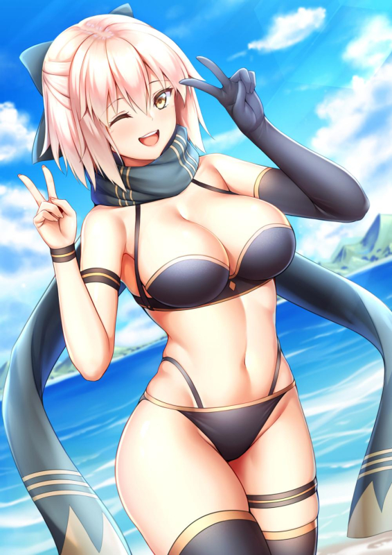 zuizhongokita souji (fate) (all)+okita souji (swimsuit assassin) (fate)9c2d4d95666cd96fee21cccc