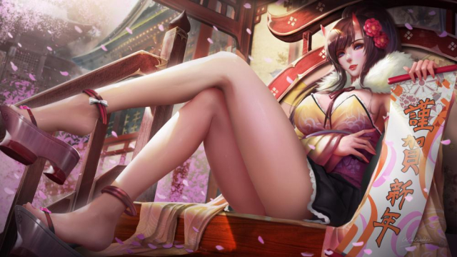 kaze no gyoujaryuuhou (azur lane)+ryuuhou (firebird's new year dance) (azur lane)cca480069433a0