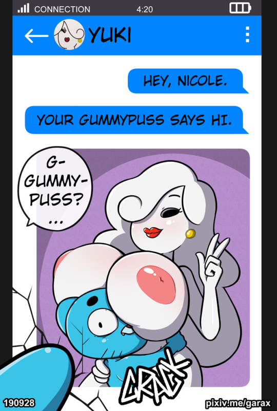 gumball watterson+nicole watterson+yuki yoshida