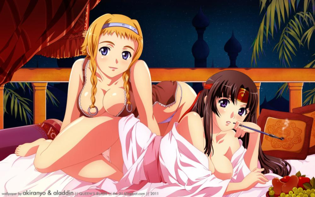 reina+tomoe (queen's blade)