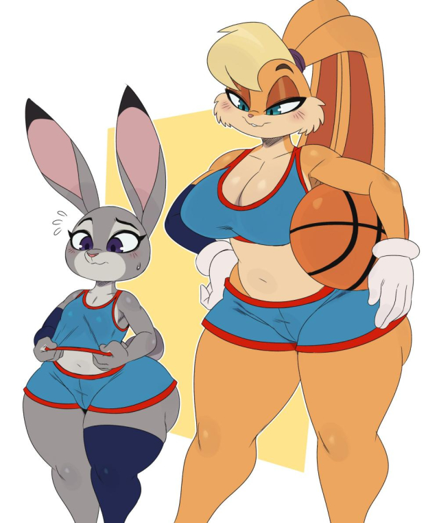 judy hopps+lola bunny