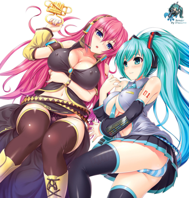 hatsune miku+megurine luka