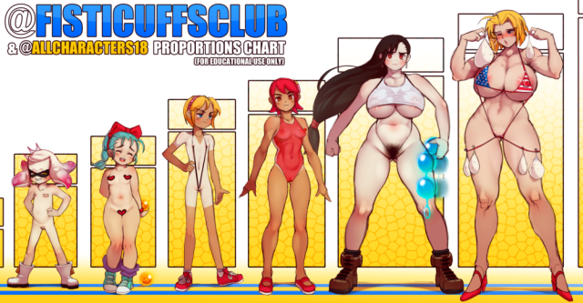 bulma+mayl sakurai (mega man)+pearl (splatoon)+sherry birkin+tifa lockhart+tina armstrong