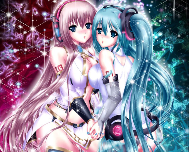 hatsune miku+megurine luka