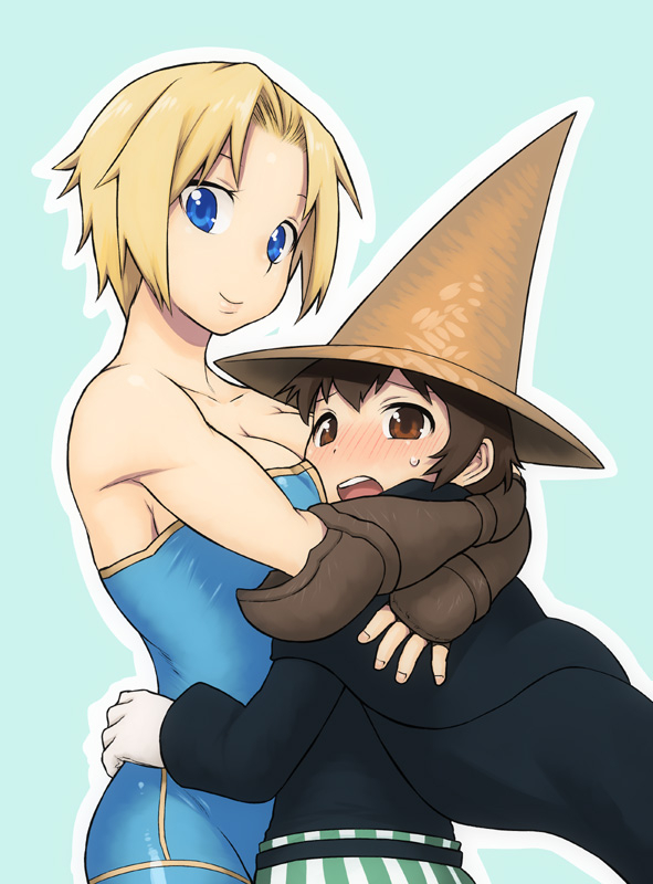 black mage+black mage (fft)+monk (fft)