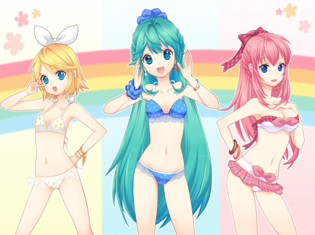 hatsune miku+megurine luka+kagamine rin