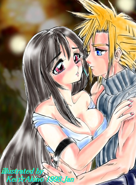 cloud strife+tifa lockhart