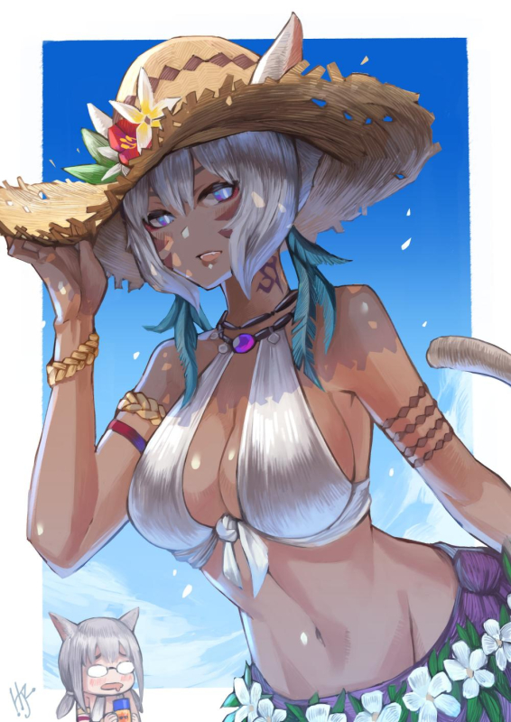 miqo'te+y'shtola rhul