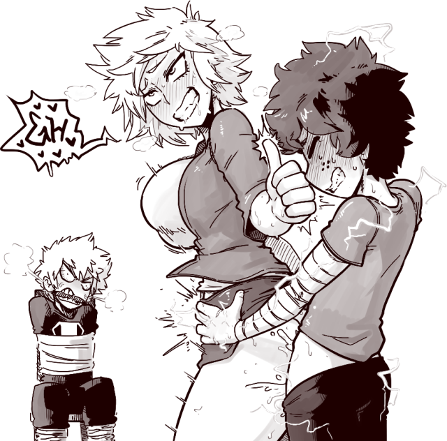 izuku midoriya+katsuki bakugou+mitsuki bakugou
