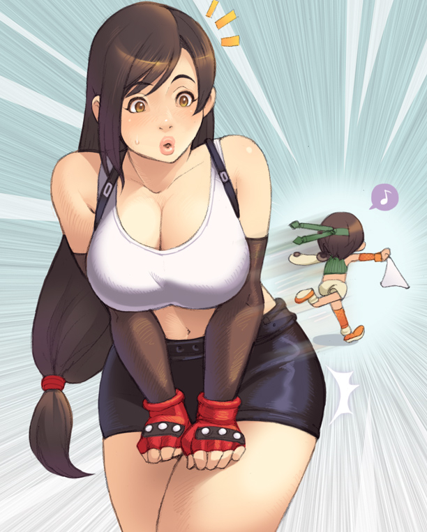 tifa lockhart+yuffie kisaragi