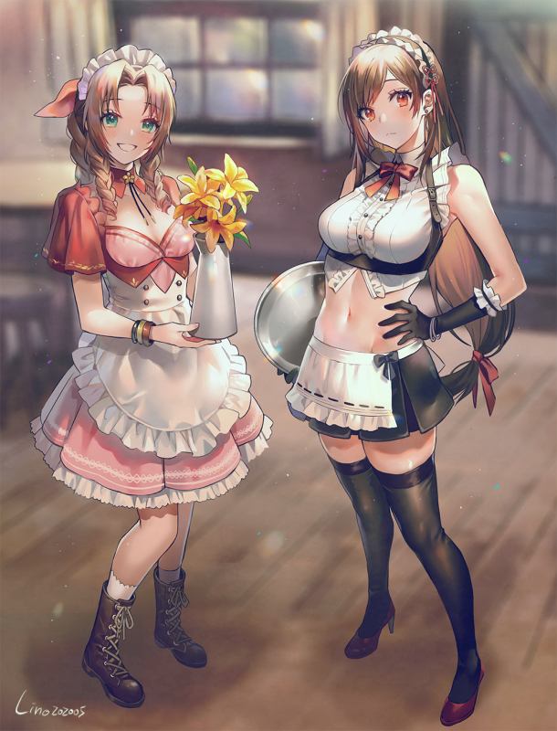 aerith gainsborough+tifa lockhart