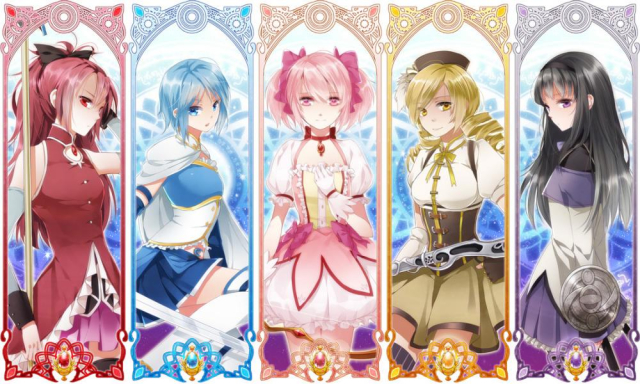 akemi homura+kaname madoka+sakura kyouko+miki sayaka+tomoe mami