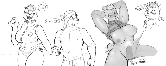 charlise (animal crossing)+goon (goonie san)