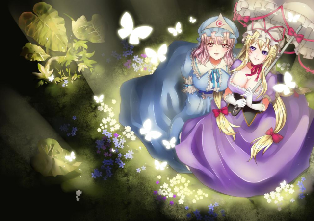 yakumo yukari+saigyouji yuyuko