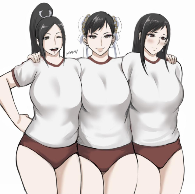 chun-li+shiranui mai+tifa lockhart