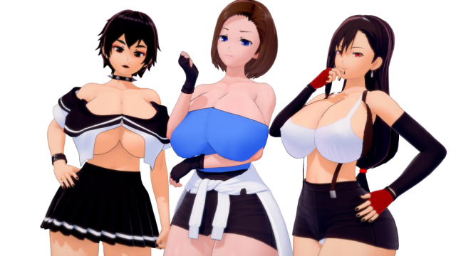 jill valentine+naomi (takeo92)+tifa lockhart