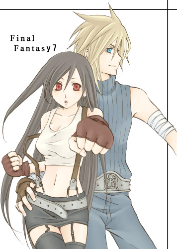 cloud strife+tifa lockhart