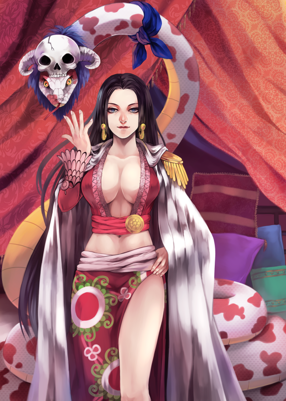 boa hancock+salome (one piece)