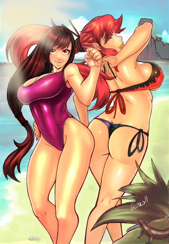 tifa lockhart+yoko littner