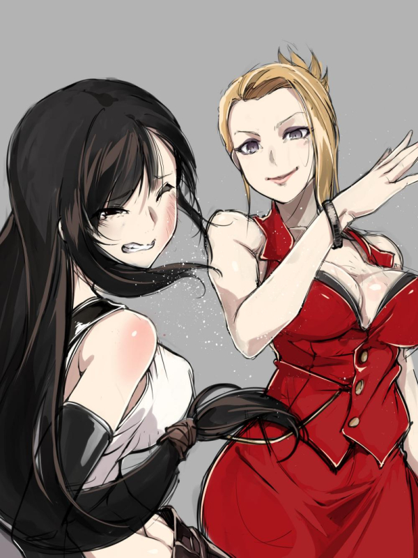 scarlet (ff7)+tifa lockhart