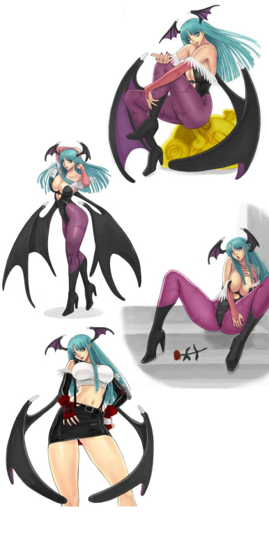 morrigan aensland+tifa lockhart