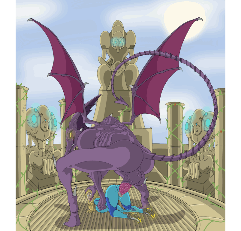 ridley+samus aran+zero suit samus