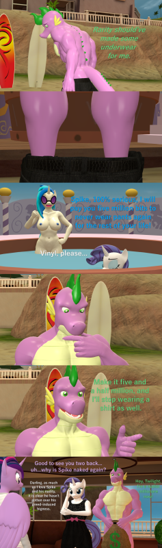 rarity (mlp)+spike (mlp)+vinyl scratch (mlp)