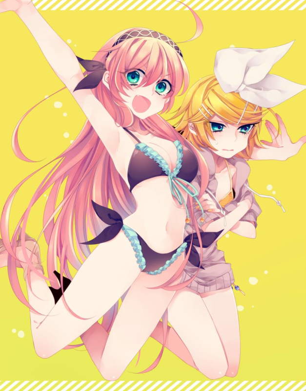 megurine luka+kagamine rin