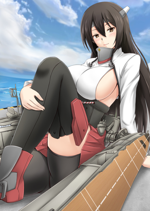 nagato battleship+taihou armored aircraft carrier