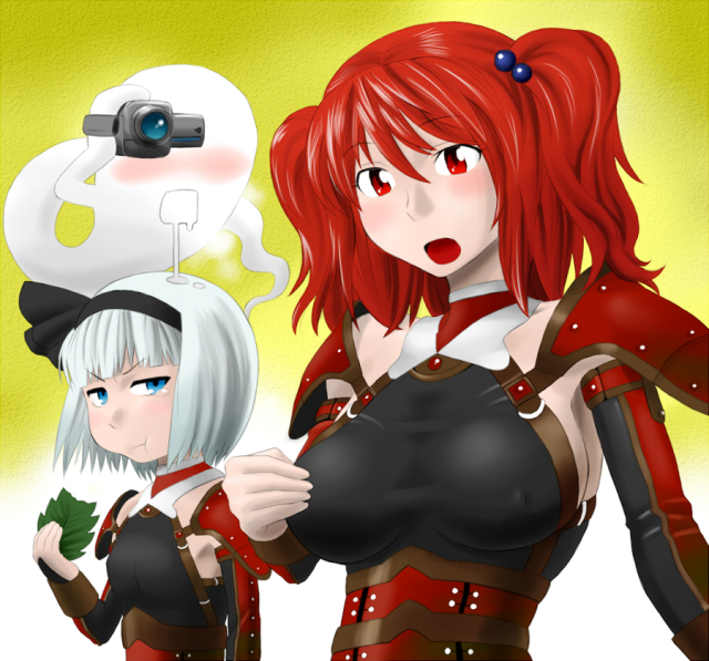 konpaku youmu+konpaku youmu (ghost)+onozuka komachi