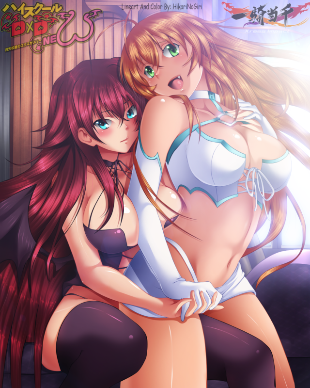 rias gremory+sonsaku hakufu